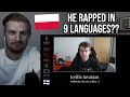 Reaction To POLISH YOUTUBER RAPS IN 9 LANGUAGES Graf Hot16challenge2