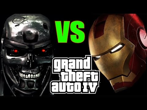 Iron Man vs Terminator - Grand Theft Auto Mods