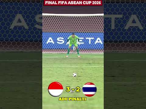 FULL ADU PENALTI INDONESIA VS THAILAND! 🇮🇩🔥 Final FIFA ASEAN Cup 2026 Bikin Tegang!