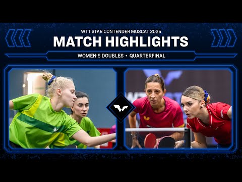 Abraamian/Voronina vs Szocs/Samara | WD QF| #WTTMuscat 2025