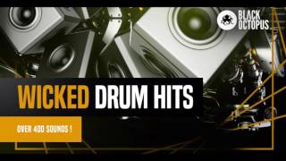Video thumbnail for Black Octopus - Wicked Drum Hits | Drum Samples by ResonanceSoundCom
