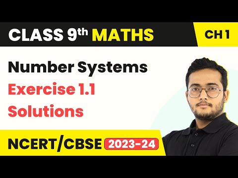 Number Systems - Exercise 1.1 Solutions | Class 9 Maths Chapter 1