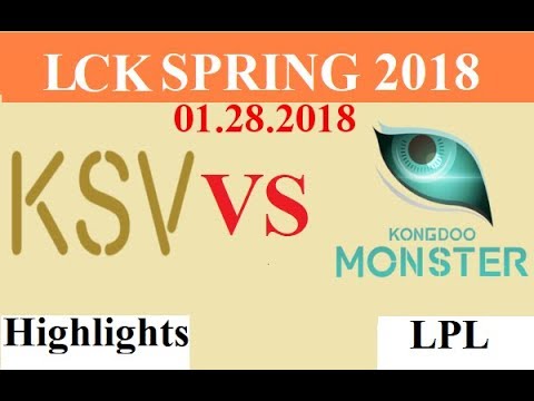 [01.27.2018]: KSV vs KDM - Highlights Game 1 - LCK Spring 2018 W2D5