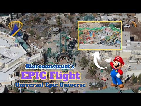 Flying Over Universal Epic Universe on December 5 2024