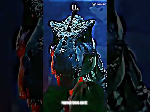 Top 20 Strongest Carnivore Dinosaurs in Jurassic World/Park #jurassicworld #ranking #edit #dinosaur