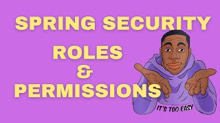 Download the video "Spring boot 3 & Spring security 6 - Roles and Permissions Based Authorization Explained!"