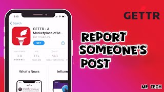 How to Report Someone's Post in Gettr Application