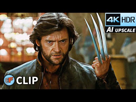 Wolverine vs Sabretooth vs Gambit | X-Men Origins Wolverine (2009) 4K HDR Movie Clip