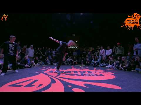 RESPECT MY TALENT-2017 Moscow. Hip-Hop Beginners 1/4 - Shkarpet vs. Nikita