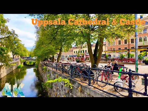 Uppsala Sweden Walking Tour 🇸🇪 | Cathedral, Castle & Riverside | 4K 