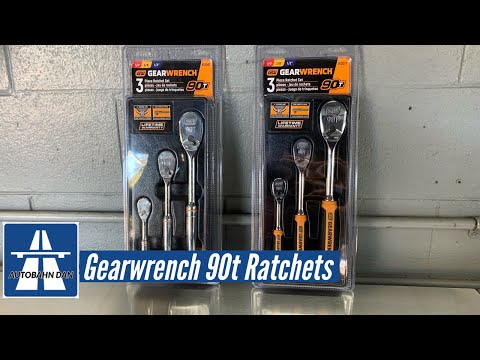 Gearwrench 90 Tooth Ratchet sets 81206T and 81207T