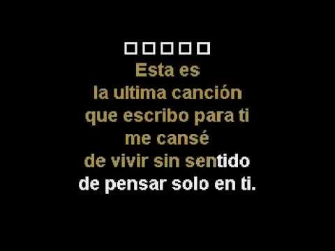 KARAOKE LOS APACHES - LA ULTIMA CANCION (RIGO).avi