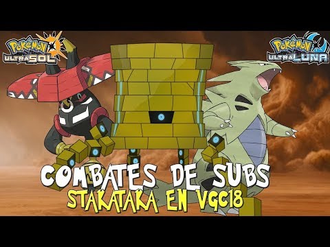 ¡STAKATAKA ENTRA EN ACCIÓN! | COMBATES ONLINE | POKÉMON ULTRASOL/ULTRUNA | VGC18 #3