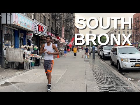 NEW YORK CITY Walking Tour [4K] - SOUTH BRONX