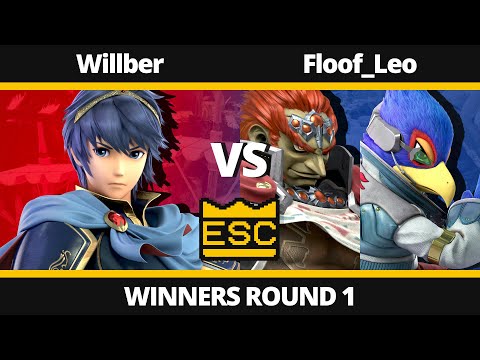 ESC 04 Winners Round 1 - Willber (Marth) Vs. Floof_Leo (Falco, Ganondorf) - SSBU Tournament