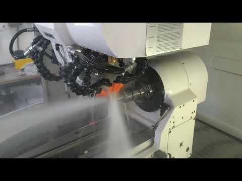 PCD Blank Being Ground on Walter CNC