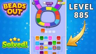 🔴 Beads Out | HARD Level 885 Walkthrough & Solution 🧩🧠