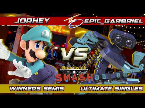 Boardwalk Smash #93 -  Jorhey (Luigi) Vs. Epic_Gabriel (R.O.B) Super Smash Bros Ultimate SSBU