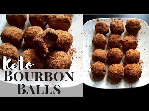 Keto Bourbon Balls | Low Carb No Bake Dessert Recipe