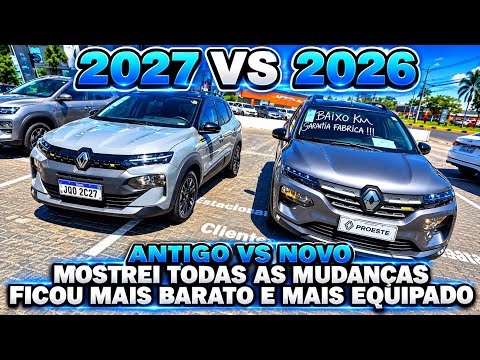 CONHEÇA O QUE MUDOU NO KWID 2027 FACELIFT EM RELAÇÃO AO ANTIGO | DIFERENÇA DE MODELOS