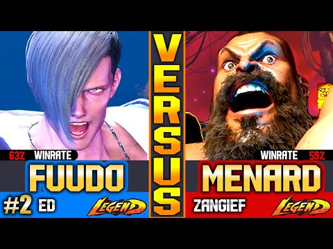 SF6 MenaRD (Zangief Vs Top 2 ED world) Fuudo ▰ High Level