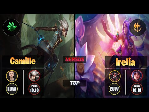MagiFelix CAMILLE (Top) [Grasp of the Undying] VS IRELIA - Grandmaster EUW Patch 10.18