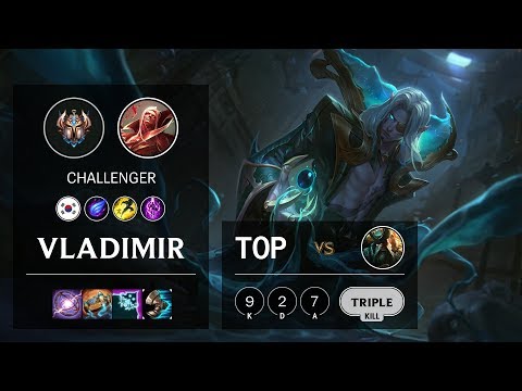 Vladimir Top vs Gangplank - KR Challenger Patch 10.7