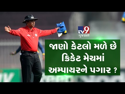 How much do cricket umpires get paid? | Tv9GujaratiNews