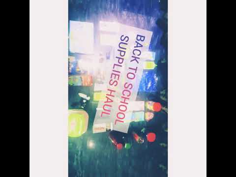 BACK TO SCHOOL SUPPLIES HAUL😊😀