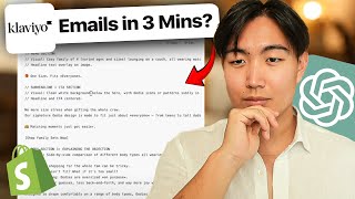 I Use ChatGPT to Write Emails for E-com Brands in 3 Minutes (Here’s How You Can Too)