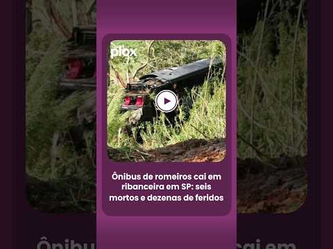 Ônibus de romeiros cai em ribanceira e deixa mortos