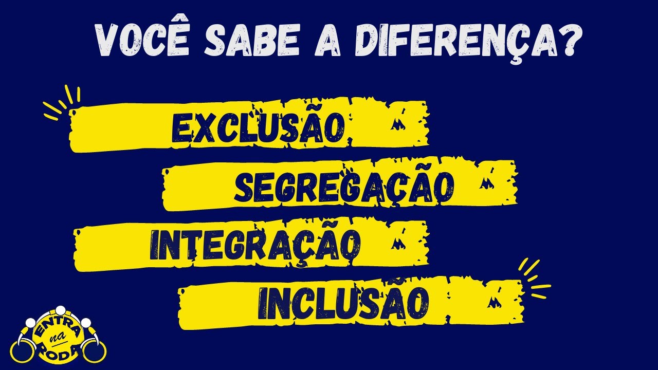 EXCLUSÃO, SEGREGAÇÃO, INTEGRAÇÃO E INCLUSÃO