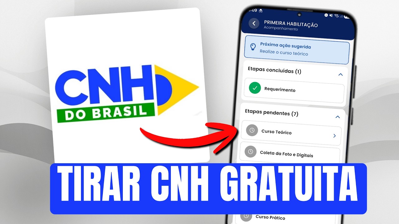 CNH do Brasil 2026: TIRE sua HABILITAÇÃO pelo CELULAR SEM PAGAR NADA