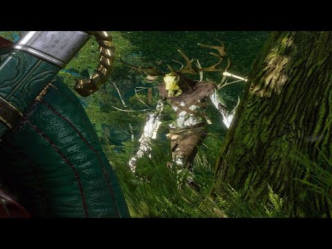 Witcher 3: Kernun the Leshen Boss Fight (Hard Mode) (4K 60fps)
