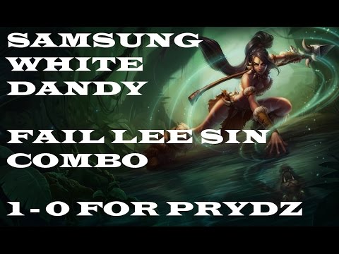 SSW Dandy Fail Lee Sin Combo - 1-0 for Prydz - S4 Worlds LoL Moments - SSW vs AHQ