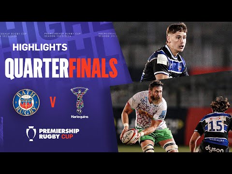 Bath v Harlequins - HIGHLIGHTS | An INCREDIBLE Comeback | Premiership Rugby Cup