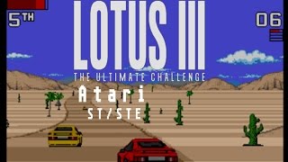 Lotus III The Ultimate Challenge - Atari ST (1992)
