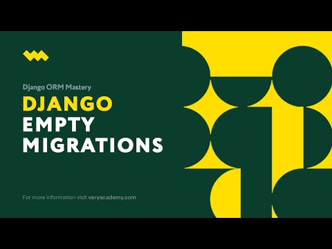 Empty Migrations | Django Migrations | Shaping Database Schemas thumbnail