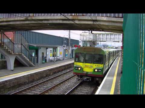 Dart train number 8307 - Booterstown Station, Dublin
