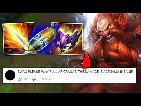 A YouTube comment BEGGED me to play Full AP Gragas... and my barrels legit one shot