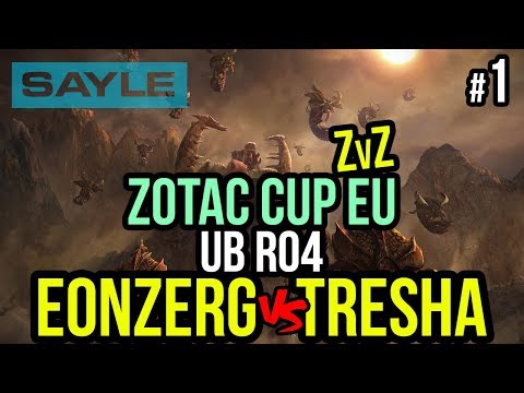 eOnzErG vs Tresha ZvZ Bo3 - ZOTAC CUP EU - UB Ro4 - P1