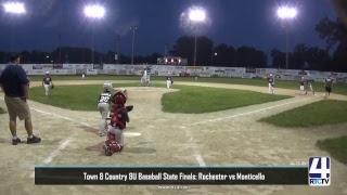 Town & Country 8U Baseball State Finals: Rochester vs Monticello