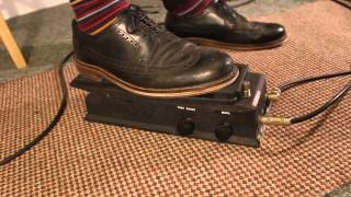 Video thumbnail for 1970s Electro Harmonix crying tone wah pedal. by bigblacktomcat