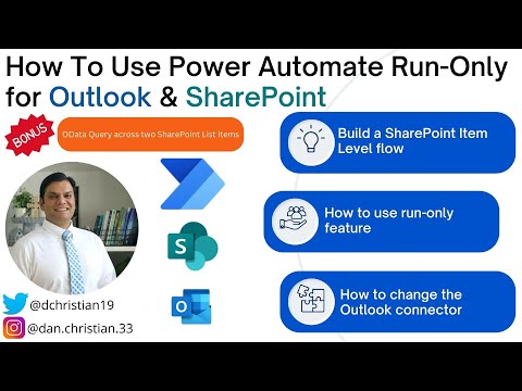How To Use Power Automate Run-Only for Outlook & SharePoint