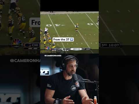 Aaron Rodger’s Favorite Throw of his Career 🎯🏈 #qb #nfl