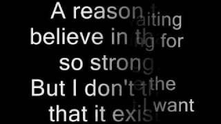 Sum 41 - Reason To Believe (With Lyrics)