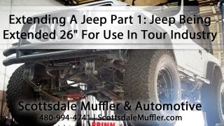 preview picture of video 'Extending A Jeep Part 1: Jeep Being Extended 26 For Use In Tour Industry'