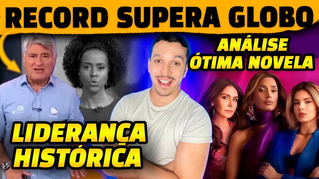 🚨 Record assume liderança e destroi Luciano Huck e Fantástico + Análise de novela Beleza Fatal