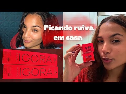 FICANDO RUIVA EM CASA SOZINHA COM IGORA 6.88 🍒