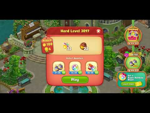 Gardenscapes Level 3097